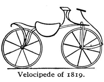 Old Velocipede  Coloring page