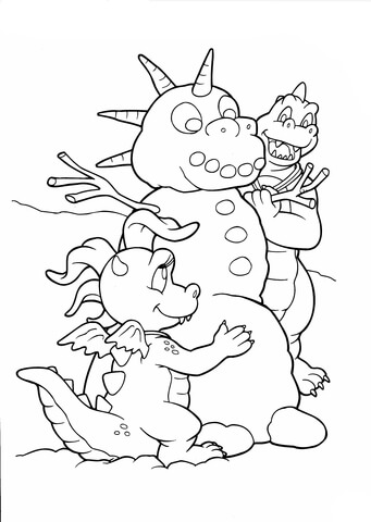 Ord And Cassie  Coloring page