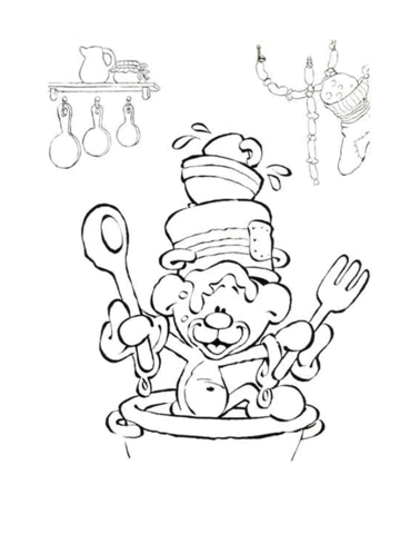 Pimboli And Macaroni  Coloring page