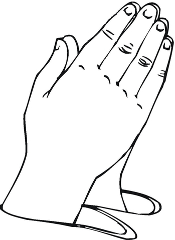 Prayer  Coloring page