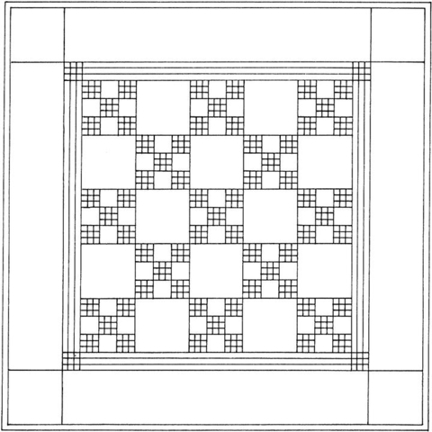 Quilt  Coloring page