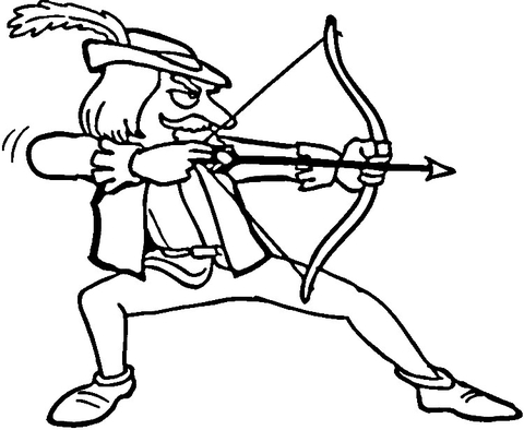 Robin Hood  Coloring page
