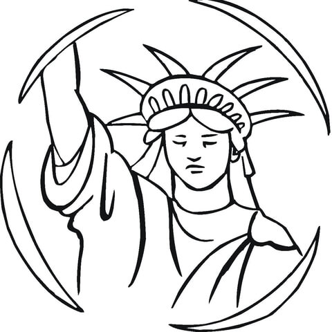 Statue Of Liberty  Coloring page