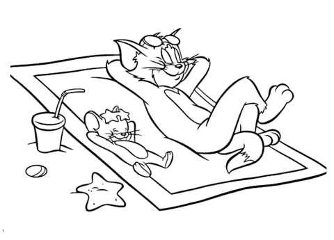 Summer Vacation  Coloring page