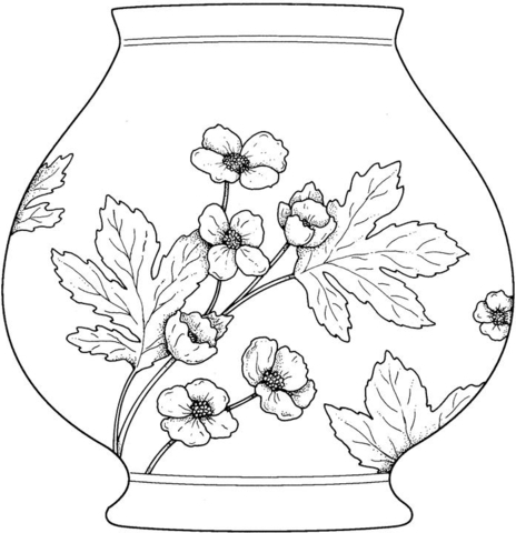 Vase  Coloring page