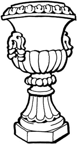 Vase For Decoration  Coloring page