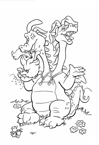 Zak And Wheezie  Coloring page