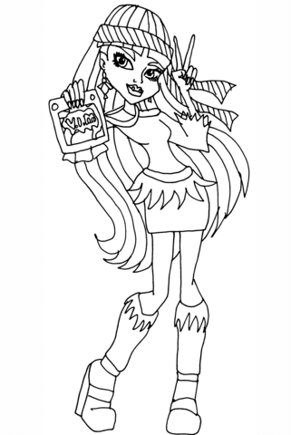 Abbey Bominable Vim Coloring page