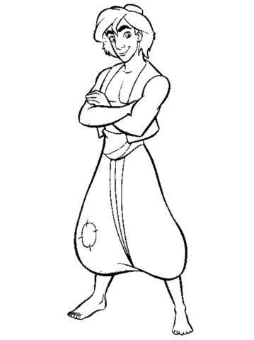 Aladdin  Coloring page