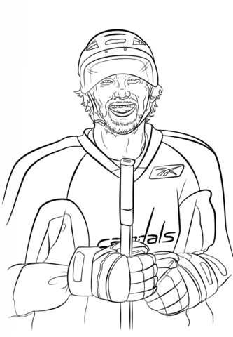 Alex Ovechkin Coloring page