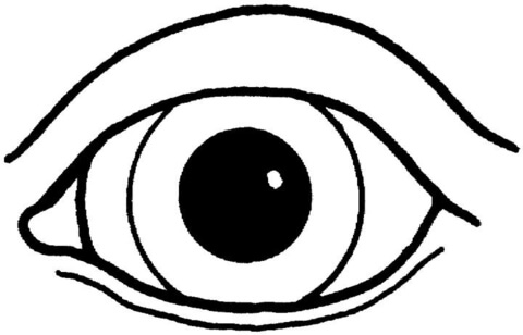 An Eye  Coloring page