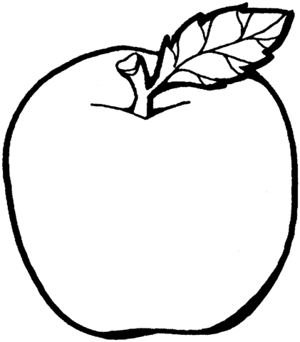 Apple 2 Coloring page