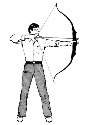Archer Coloring page