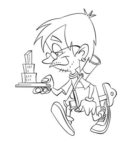 Architect Coloring page