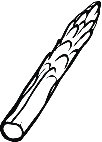 Asparagus 2 Coloring page