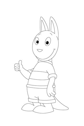 Austin Is Giving Us The Thumbs Up! Coloring page