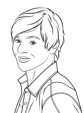 Austin Moon Coloring page