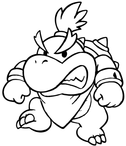 Baby Bowser Coloring page