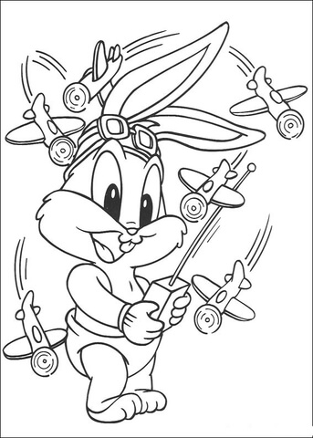 Baby Bugs Bunny Coloring page
