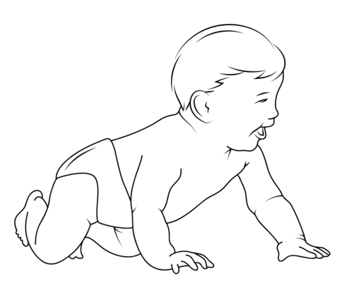 Baby Coloring page