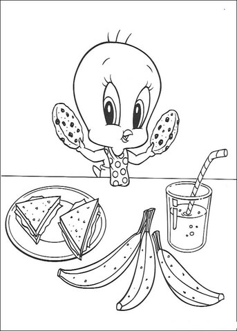 Baby Tweety  Coloring page