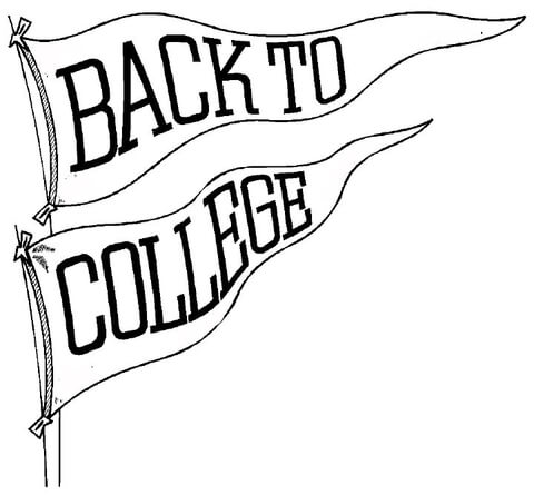 Back to College  Coloring page