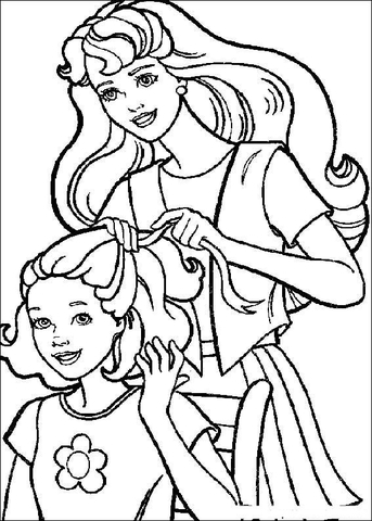Barbie 11 Coloring page