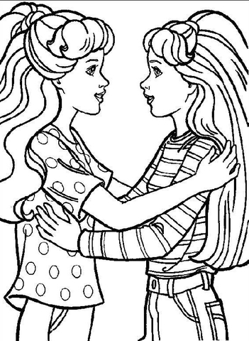 Barbie 18 Coloring page