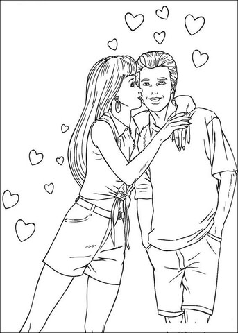Barbie43 Coloring page