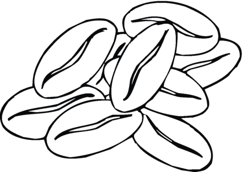 Beans Coloring page