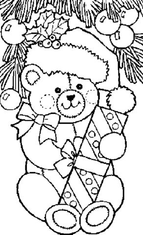 Bear Doll  Coloring page