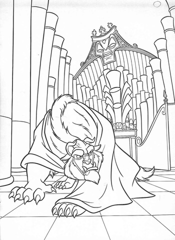 Beast and Maestro Forte Coloring page