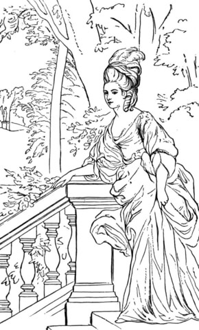 Beautiful Duchess  Coloring page