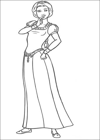 Beautiful Fiona  Coloring page