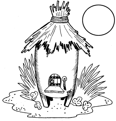 Beehive Coloring page