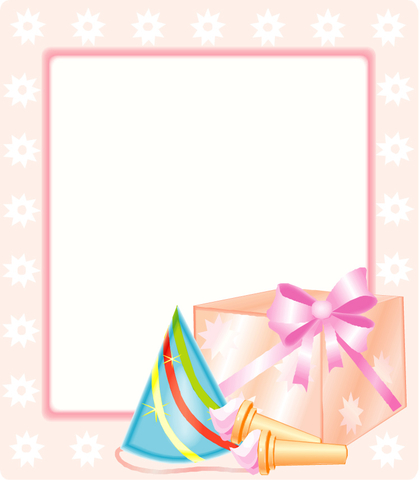 Birthday Card With a Gift  Coloring page