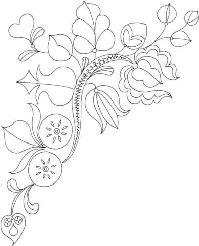 Blooms And Flowers  Coloring page