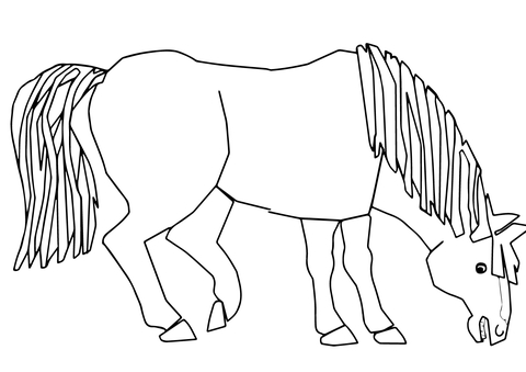 Blue Horse Blue Horse What do You See Coloring page