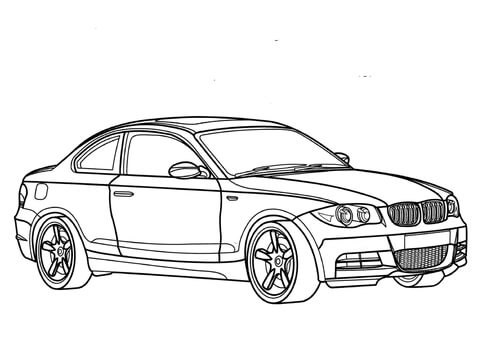 BMW 1 Series  Coloring page