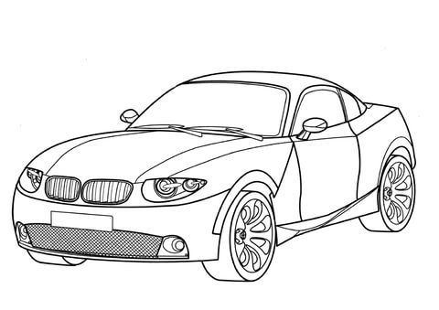 BMW X-Coupe  Coloring page