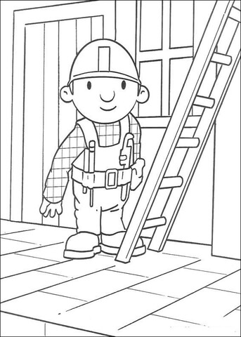 Bob Will Use That Stair  Coloring page