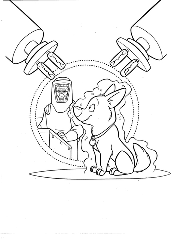Bolt  Coloring page
