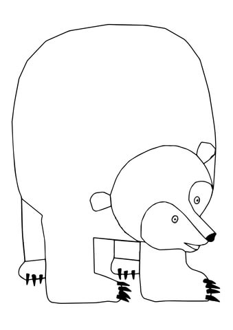Brown Bear, Brown Bear, What do You See Coloring page