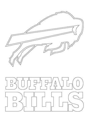 Buffalo Bills Logo  Coloring page