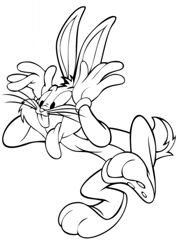 Bugs Bunny Neener Coloring page