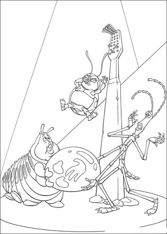 Slim and Heimlich Coloring page