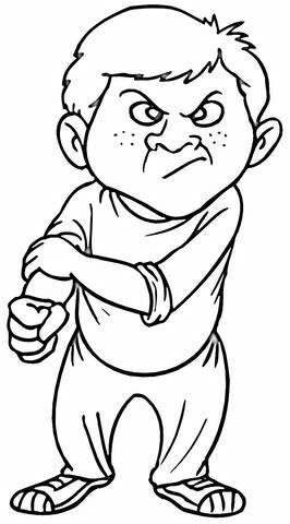Bully  Coloring page