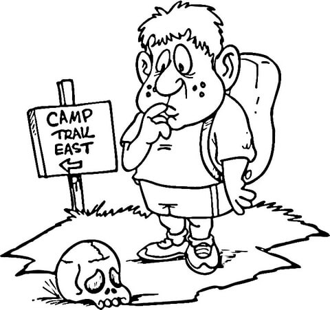 Camp Trail East Coloring page