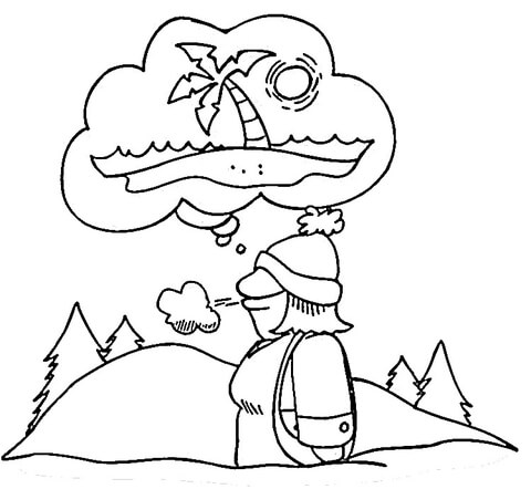 Canadian Dream  Coloring page