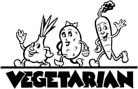 Vegetarian  Coloring page